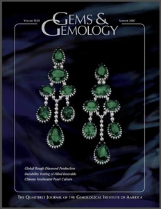 Gem News International: Synthetic star sapphire with hexagonal features